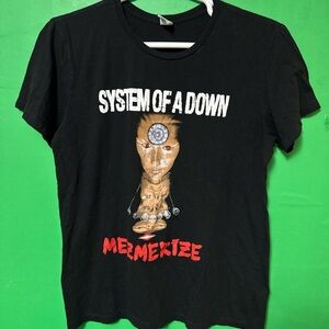 System of a Down Band Tee “Mezmerize” Album Graphic T-Shirt